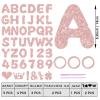 116PCS DIY Banner Customizable Birthday Banners Graduation Banner Custom Party Hanging Banner 111 Letters and Numbers, 3 Rope, 2 Threading Devices for Graduation Pink view 2
