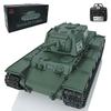 TOUCAN RC HOBBY 1/16 2.4G Henglong Scale 7.0 Plastic Soviet KV-1 RTR RC Tank 3878 360 Turret for Age 14+ view 1