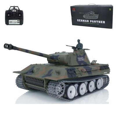 TOUCAN RC HOBBY 1/16 Henglong 7.0 Customized Ver Panther FPV RTR RC Tank 3819 Metal Tracks Wheel for Age 14+