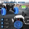 24V Kids Electric Ride On Car with 4 x 45W Powerful Motors, Parent Remote Control & Manual Driving, Safety Speed 3-5 MPH, MP3 Player, Smooth Start, for Ages 3-8, White view 3