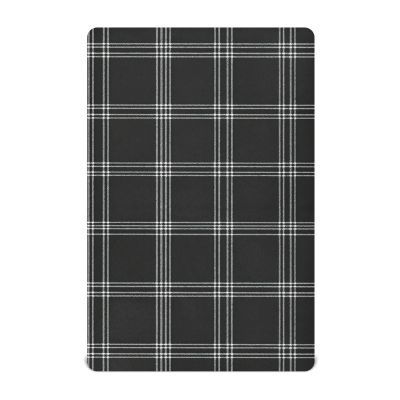 Crib Sheets for Boys Girl Black Tartan Plaid (2) Breathable Mini Crib Mattress Sheets Fitted, Toddler Fitted Playard Sheet Fits Most Standard Baby mattresses 52 * 28 * 9In