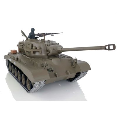 TOUCAN RC HOBBY 1/16 Henglong Scale 7.0 Upgraded M26 Pershing RTR RC Tank 3838 W/ 360 Turret for Age 14+