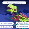 Clixo Dino Planet 54 Piece Pack - A Versatile Magnetic Building Toy. Create Dinosaurs & Imaginative Creations. Award-Winning Design. Hours of Fun Creative STEM Play, Great Gift for Curious Kids [New] view 4