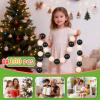 GOGOSO Pastel Baby Play Balls for Toddler Ball Pit Playpen Tent Birthday Party Plastic Toys,100 pcs, Black Cream White view 3