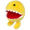 9.5" Yellow Round Ghost Pacn Plush Toy, Cute Man Arcade-Style Game Plush, Funny Creature Stuffed Figure with Big White Teeth & Black Eyes, Sitting Alien Plushie for Kids Room Decor & Party Gifts view 1