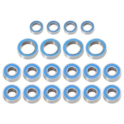 Rc Repairs Parts For Tamiya For TT01 For TT-01 TT01E TT01D For TT02B 20PCS Rubber Sealed Ball Bearing Kit RC Car Upgrades Parts Accessories Repair Parts