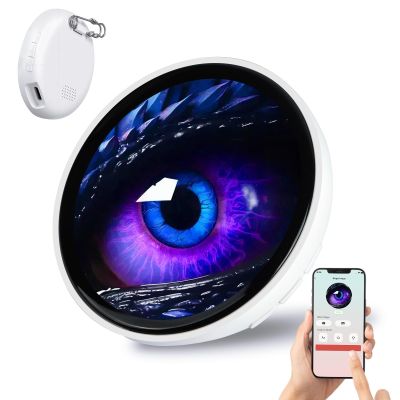 Custom Anime Pins for Backpacks -Funny Electronic Badges with HD Touchscreen Personalized Valentines Gift Digital Photo Video Pixel Display Decor - Ideal for Anime Conventions