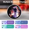 Custom Anime Pins for Backpacks -Funny Electronic Badges with HD Touchscreen Personalized Valentines Gift Digital Photo Video Pixel Display Decor - Ideal for Anime Conventions view 3