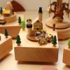 GLXIAMZNC Wooden Carousel Music Box view 2