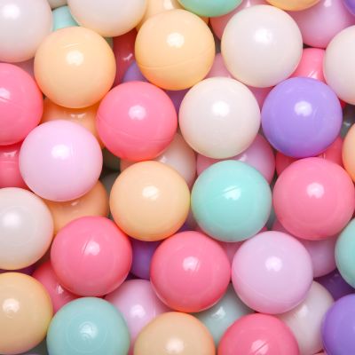 GOGOSO Pastel Baby Play Balls for Toddler Ball Pit Playpen Tent Birthday Party Plastic Toys,100 pcs, Macarons