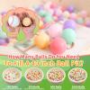 GOGOSO Pastel Baby Play Balls for Toddler Ball Pit Playpen Tent Birthday Party Plastic Toys,100 pcs, Macarons view 2