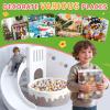 GOGOSO Pastel Baby Play Balls for Toddler Ball Pit Playpen Tent Birthday Party Plastic Toys,100 pcs, Cream Mix view 3