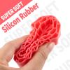 MORFUM Super Soft Silicone Rubber Inserts fit for 68-72mm*24-27mm 1.3" Tires, RC Tire Inserts for TRX4M SCX24 1/18 1/24 Crawler Tire, Replacement of Sponge Foams 4pcs (Pink) view 4
