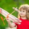 3 Pack Rubber Band Powered Airplane, Throwing Glider Airplane Toy,Balsa Glider Planes for Indoor Outdoor(Random Color) view 4