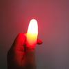 4PCS Red Magic Finger Lights & 2PCS Disappearing Silk Thumb Tips Magic Trick Magician Props and Accessories view 2