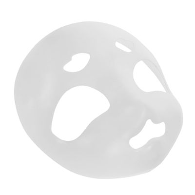 Abaodam DIY Blank White Animal Skull Mask for Fursuit Cosplay Lightweight Sturdy Plastic Face Mask for Halloween Masquerade Party Events Unpainted Kawaii Costume Accessory