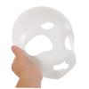 Abaodam DIY Blank White Animal Skull Mask for Fursuit Cosplay Lightweight Sturdy Plastic Face Mask for Halloween Masquerade Party Events Unpainted Kawaii Costume Accessory view 4