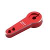 Rc Accessories For Traxxas For Trx4 For Trx6 For Scx10 For Axial D90 For Rgt 1/10 1pcs 35mm Metal Rc 25t Tooth Steering Servo Arm Crawler Car Parts(Red) view 3