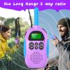 CHAKEYAKE Walkie Talkies for Kids Adult, 2 Pack Rechargeable Kids Walkies Talkies, 3km Long Range, 22 Channels, Indoor Outdoor Toys for Camping, Hiking, Family Games, Toys for Boys Girls Ages 3-12 view 3