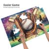 1000 Piece Baseball Wooden Jigsaw Puzzle for Adults - American Sports Theme Gift, Challenging Fun for Baseball Fans & Puzzle Enthusiasts view 4