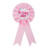 Birthday Girl Pin Brooch, Happy Birthday Badge Pin Satin Ribbon Button for Women Girl Party Clothing Decor Decorations Favors Supplies & Gifts (Pink) view 1