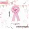 Birthday Girl Pin Brooch, Happy Birthday Badge Pin Satin Ribbon Button for Women Girl Party Clothing Decor Decorations Favors Supplies & Gifts (Pink) view 2