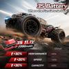 DEERC Fast RC Car for Adults, 1/14 Brushless 4WD Off-Road RC Truck, 46+ MPH High Speed Waterproof All Terrain RC Truggy with 23S LiPo Batteries view 4