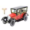BONKZEBU Wind Up Toy Car Vintage Style Red Tinplate Clockwork Toy Taxicab Retro Wind Up Metal Car for Kids Adults Birthday Party Christmas Halloween Holiday view 1