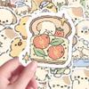 136 Simple Line Drawing Sticker Sheets: Adorable Animal Avatar Stickers for Journaling, Includes Storage Box view 2