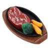 BCOATH Realistic Miniature Steak Model Plate for Dollhouse Kitchen Accessories Authentic Fake Food Prop for Pretend Cooking Photography Display Creative and Engaging Food Decor view 1