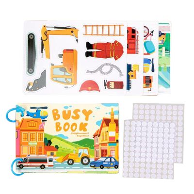 Toddler Activity Book - Montessorri Bussy Book, Interactive Early Educational Tool, Learning Education Workbooks for Kid Boys Girls Children Birthday Christmas Home Traveling Schools Preschool