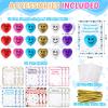 Tiaxidex Stress Balls, Heart Stress Balls for Adults & Kids, Mini Stress Balls, 18 PCS Stress Ball with Cards, Classroom Stress Relief Gifts, Anxiety Relief Fidget Toys, Student Prizes, Party Favors view 2