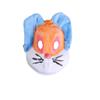 Beaupretty 3 Pcs DIY Paintable Animal Face Masks Lightweight Masquerade Costume Accessories for Party and Cosplay Elephant Rabbit Lion White Pulp Masks for Men and Women view 1