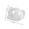 Beaupretty 3 Pcs DIY Paintable Animal Face Masks Lightweight Masquerade Costume Accessories for Party and Cosplay Elephant Rabbit Lion White Pulp Masks for Men and Women view 2