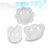 Beaupretty 3 Pcs DIY Paintable Animal Face Masks Lightweight Masquerade Costume Accessories for Party and Cosplay Elephant Rabbit Lion White Pulp Masks for Men and Women view 4