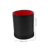 Abaodam Felt Lined Dice Shaker Cup for Family and Party Games Quiet Leather Dice Cup with Craftsmanship Replacement and Board Game Accessories view 2