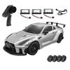 1/16 Scale GTR R35 RC Drift Car, 4WD Rear-Wheel Drive Remote Control Car with Gyro, Control, LED Light, Drift & Grip Tire Sets, 20km/h High-Speed, 2.4G Full-Proportional RC Racing Vehicle for Adults view 1