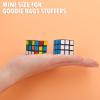 JOLLYFUN 48 Pack Mini Cube Bulk, 1.18 Inch 3x3x3 Small Puzzle Cubes Set, Birthday Party Favors, Classroom Rewards Prizes, Stocking Stuffers, Easter Basket Fillers for Kids view 2
