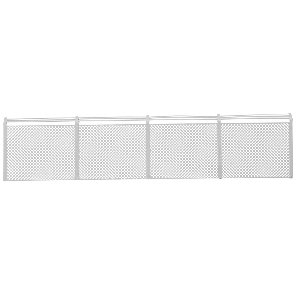 ORFOFE Miniature Plastic Guardrail for DIY Architectural Models Stable Small Fence Border with Authentic Detailing Compact Lightweight Railing Ornament for Micro Landscape Crafts and
