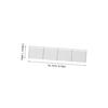 ORFOFE Miniature Plastic Guardrail for DIY Architectural Models Stable Small Fence Border with Authentic Detailing Compact Lightweight Railing Ornament for Micro Landscape Crafts and view 2