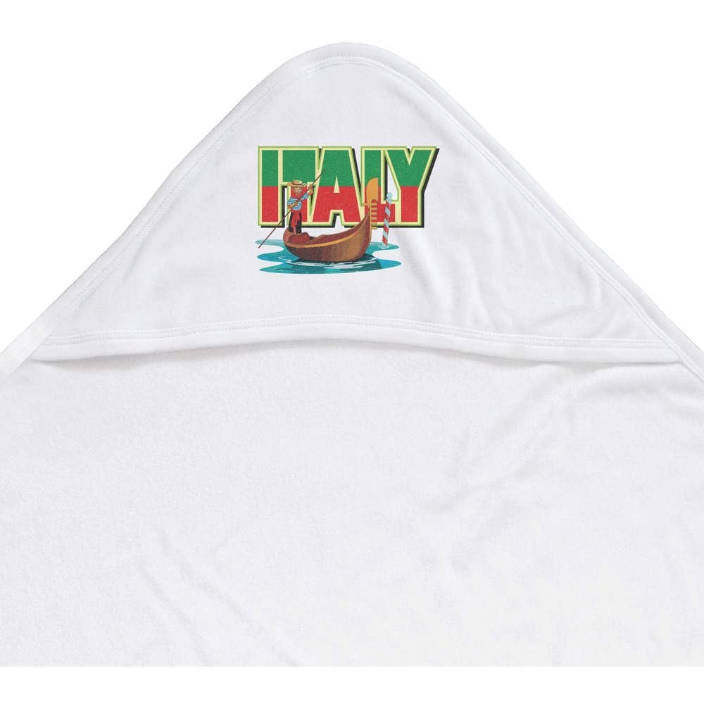 Azeeda 'Venice Gondolier' Baby Hooded Towel (HT00038816)
