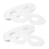 Abaodam 60 Sets DIY Blank White Paper Masks with Ropes for Crafting Masquerade Carnival Halloween Parties Supplies Unpainted Decorative Face Masks for Artistic Expression and Themed Events view 1