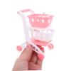 Vaguelly 8pcs Mini Shopping Cart Plastic Trolley for Indoor Outdoor Role Play Educational Pretend Grocery Store Accessories view 4