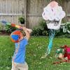 12.99 * 14.96" Cupcake Piata for Birthday Party Supplies with Stick, Ice Cream Cake Pinata Fun Game w/Hanging Ring for Kids Adults Candy Theme Party School Activities Dessert Party Decorations view 2