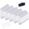 100 Pcs Model Car Display Case Transparent Dust-Proof Acrylic Display Case 1.6x3.2x1.2 in PVC Impact-Resistant Model Cases for Collectibles view 1