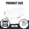 100 Pcs Model Car Display Case Transparent Dust-Proof Acrylic Display Case 1.6x3.2x1.2 in PVC Impact-Resistant Model Cases for Collectibles view 3