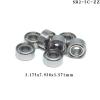 1pcs 6.35x12.7x4.762 mm ABEC-7 CB Stainless Steel Hybrid Si3N4 Ceramic Ball Bearing R188 SR188 Z Inch RC Toys Bearings(SR156C-ZZ) view 4