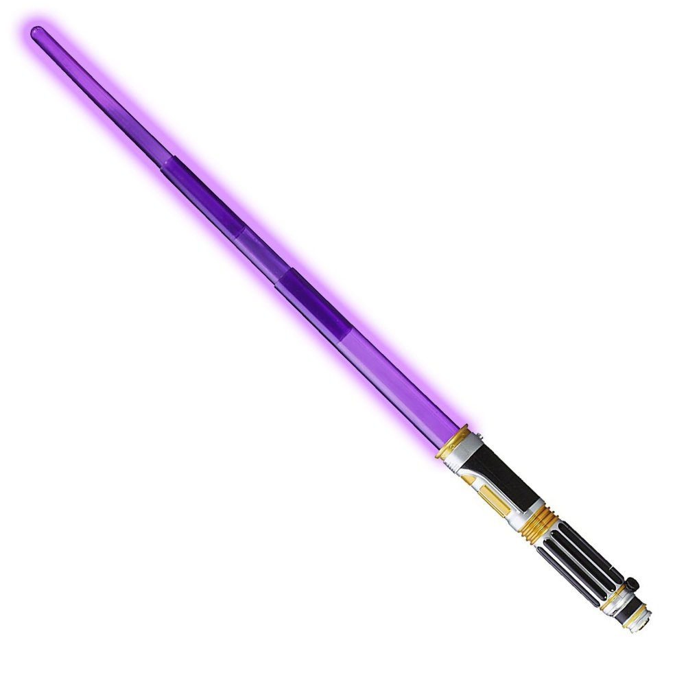 Revenge of The Sith Mace Windu Electronic Purple Lightsaber Battle Sounds, Present for Kids