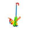 TOYANDONA Rooster Design Waddling Walker Push Along for Safe Plastic Learning Cart with Friction Gear for Balance and Walking Posture Development Early Educational Pull and Push Random Color view 1