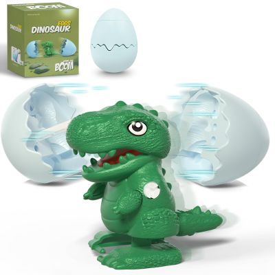 Intoypad Hatching Dinosaur Egg Toy for Kids, Spinning Egg Hatches into Walking Dinosaur, Reusable Clockwork Dino Fun Dinosaurs Toys for Boys Girls Age 3 4 5 6 7 8 Christmas Birthday Gifts